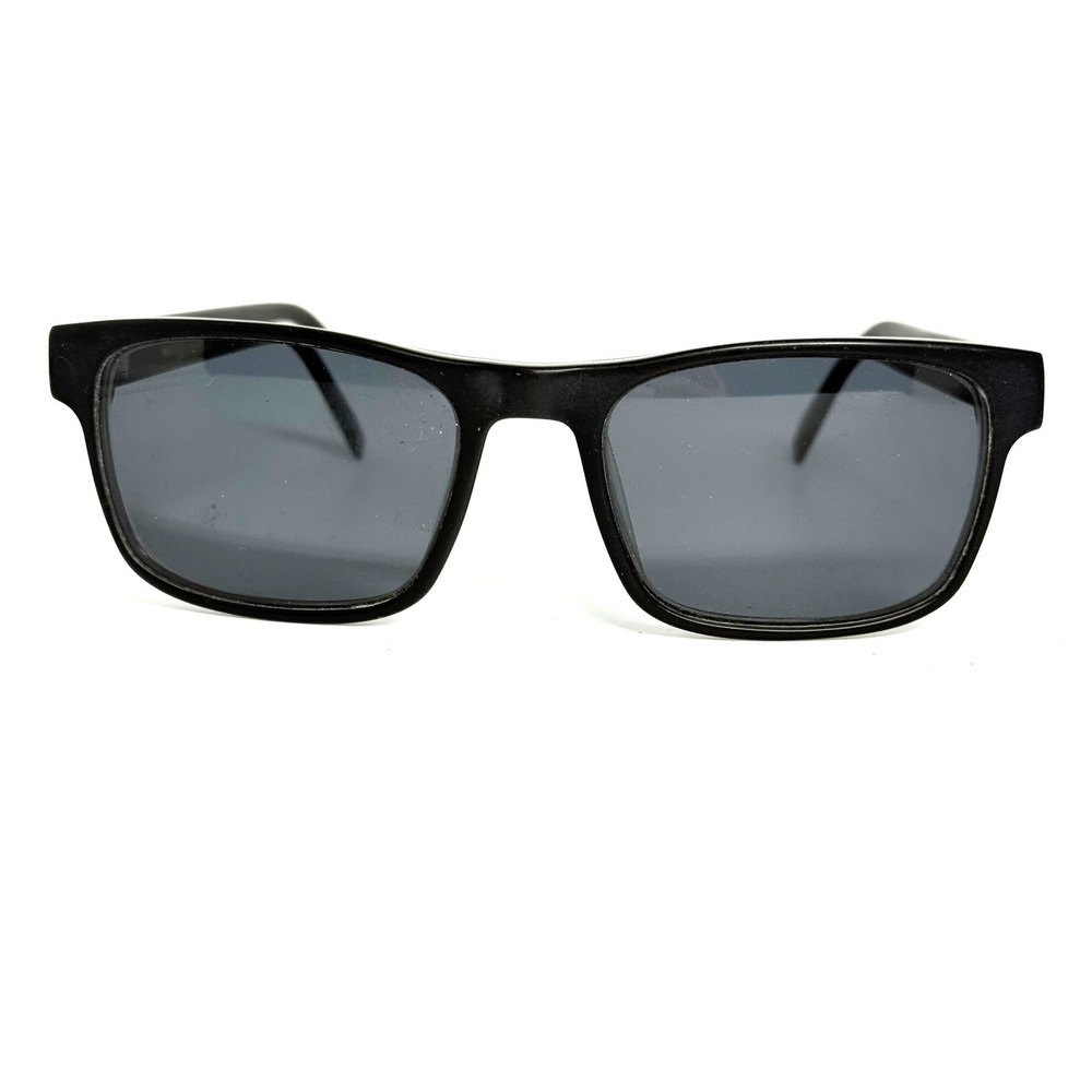 Warby Parker Perkins M 103 Sunglasses Black Grey Rectangle Frames 52-17-145